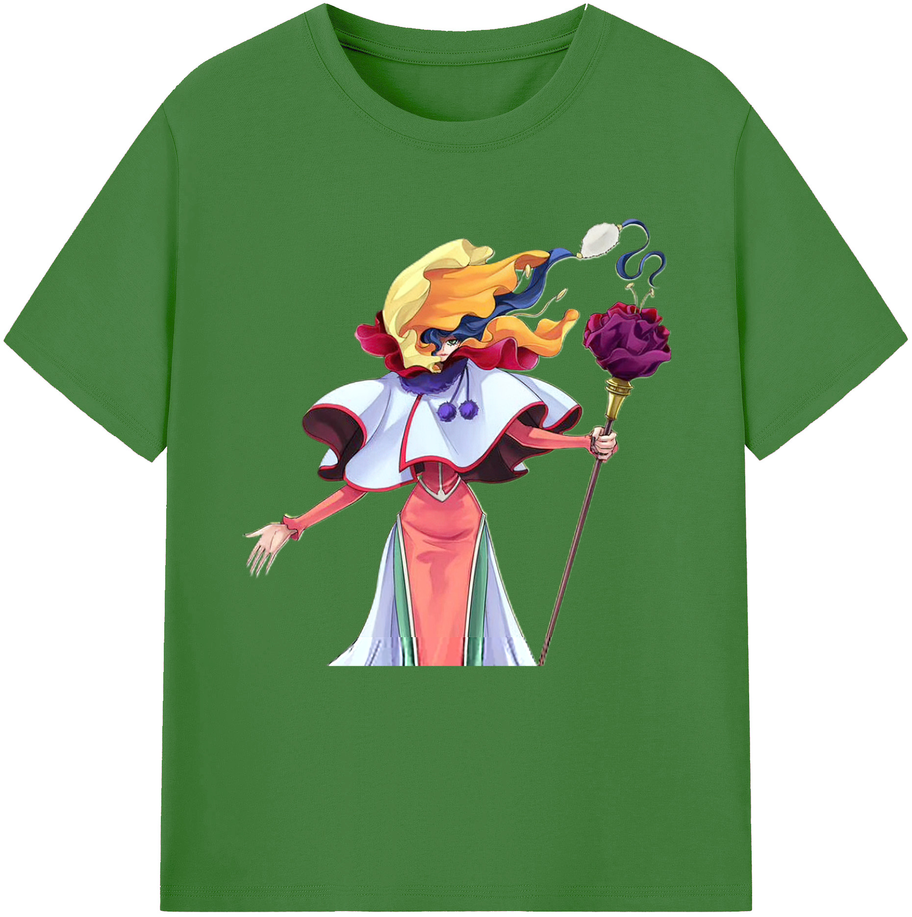 （画像用） 遊☆戯☆王 Yu-Gi-Oh! レディースカジュアルプリントTシャツ（綿100％）